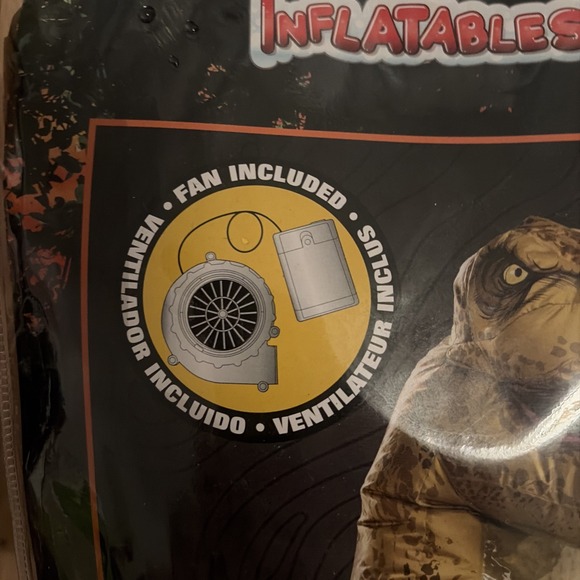 Jurassic World T-Rex Inflatable Halloween Costume One Size Fits Most Adult - Picture 3 of 4